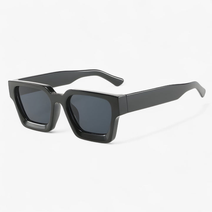 Retro sunglasses for men with square design – Calven-Black Grey-State of Style