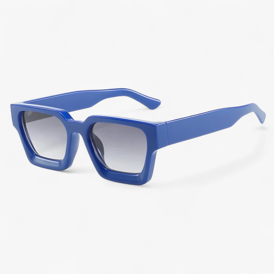 Retro sunglasses for men with square design – Calven-Blue Grey-State of Style