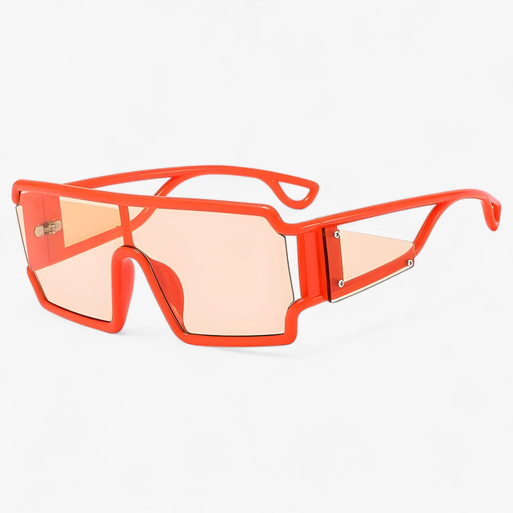 Retro sunglasses with classic chic - Solenne-Red-State of Style