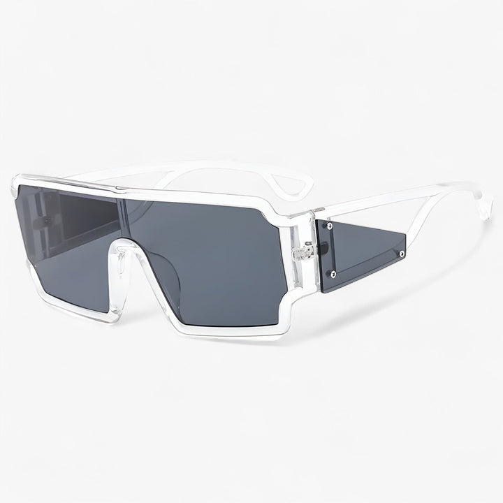 Retro sunglasses with classic chic - Solenne-White-State of Style