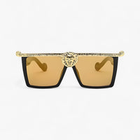 Retro sunglasses with lion style – Ferrox-Gold-State of Style