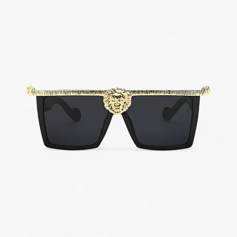 Retro sunglasses with lion style – Ferrox-Gold-State of Style