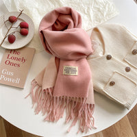 Reversible Pashmina Scarf - Elena-Light pink-State of Style