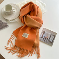 Reversible Pashmina Scarf - Elena-Orange-State of Style