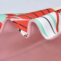 Reversible sun hat made of cotton with a wide brim (56–60 cm) – Liora-Pink (double-sided)-State of Style