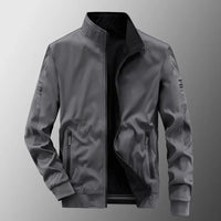 Reversible Waterproof Men's Summer Jacket - Thijs-Gray-S-State of Style