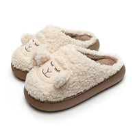 Rhina Slippers | Cute and Warm-Beige Sheep-3.5 - 4.5-State of Style