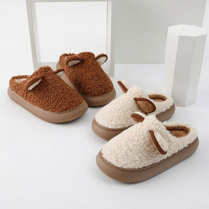 Rhina Slippers | Cute and Warm-Coffee-3.5 - 4.5-State of Style