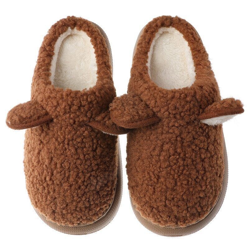 Rhina Slippers | Cute and Warm-Coffee-3.5 - 4.5-State of Style