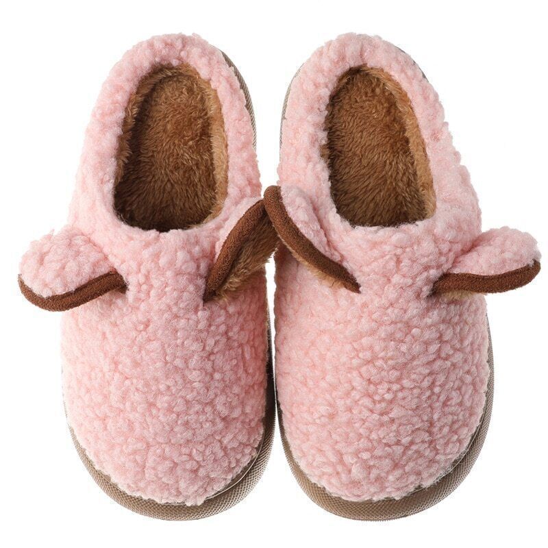 Rhina Slippers | Cute and Warm-Pink-3.5 - 4.5-State of Style