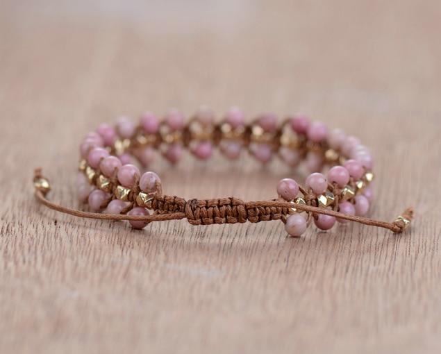Rhodonite "Heart Energy" Bracelet - Amara-State of Style