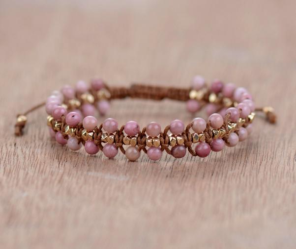 Rhodonite "Heart Energy" Bracelet - Amara-State of Style