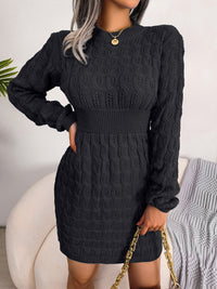 Ribbed Bodycon Dress | Elegant, Flattering & Stylish-Black-S-State of Style