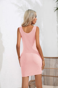 Ribbed Pink Mini Dress – Mila-S-State of Style