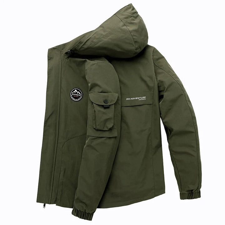 Riley Men's Winter Jacket-Khaki-S-State of Style
