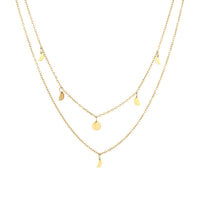 Rio Boho Layered Necklace - Serena-Gold-State of Style