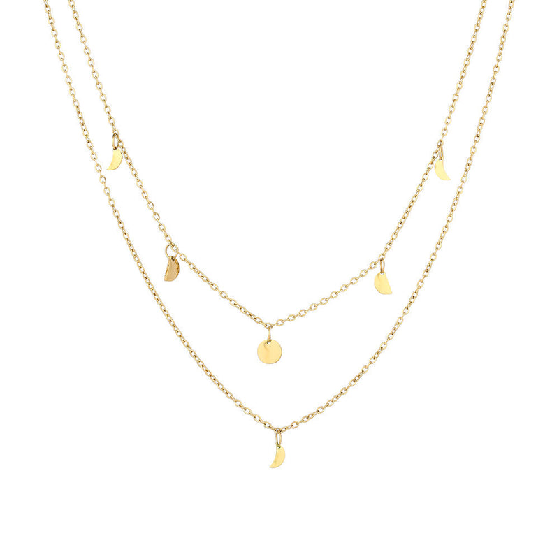 Rio Boho Layered Necklace - Serena-Gold-State of Style