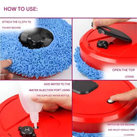 Robot Mop for Home Use - CleanBot-Black-State of Style