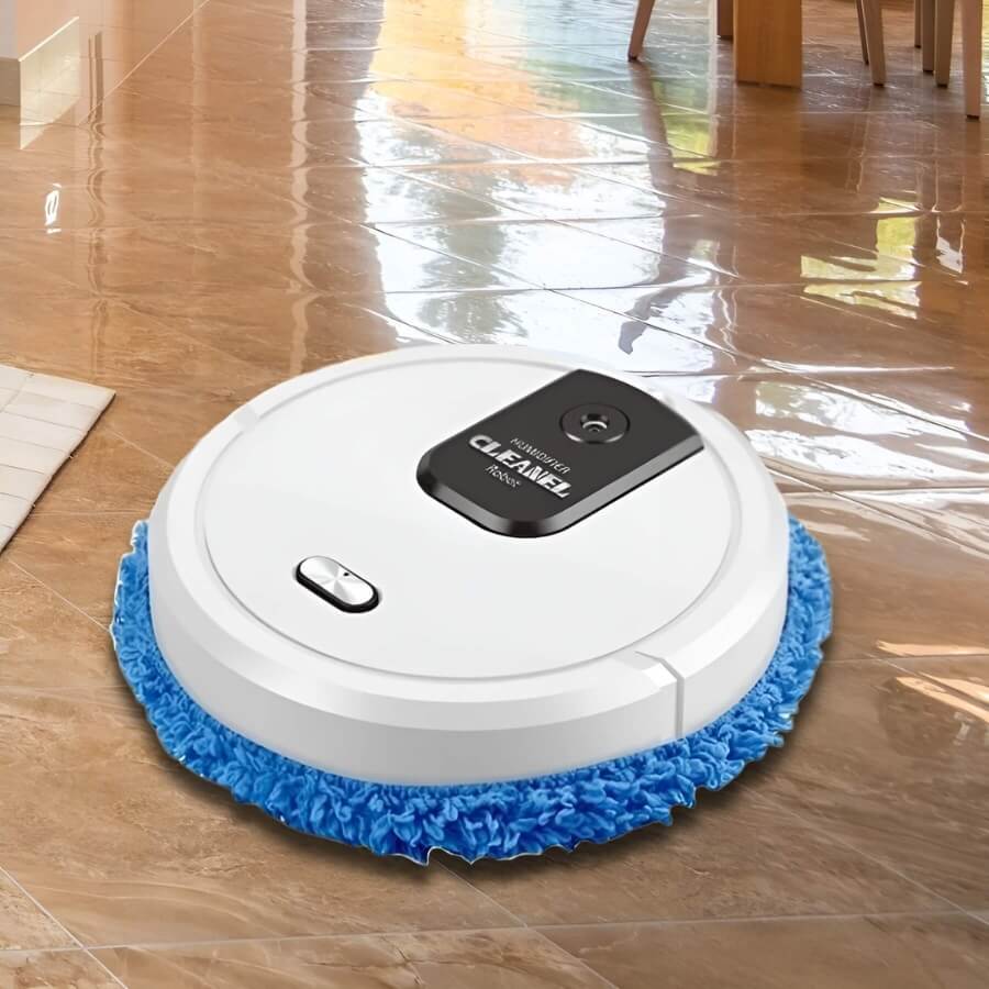 Robot Mop for Home Use - CleanBot-Black-State of Style