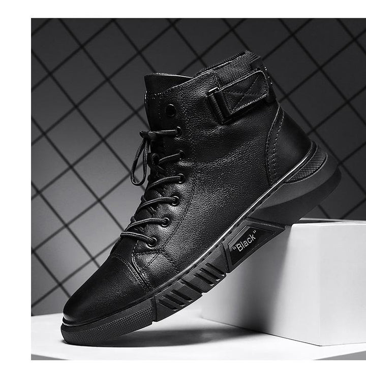 Robust Black Men's Shoes - Maxwell-6-State of Style