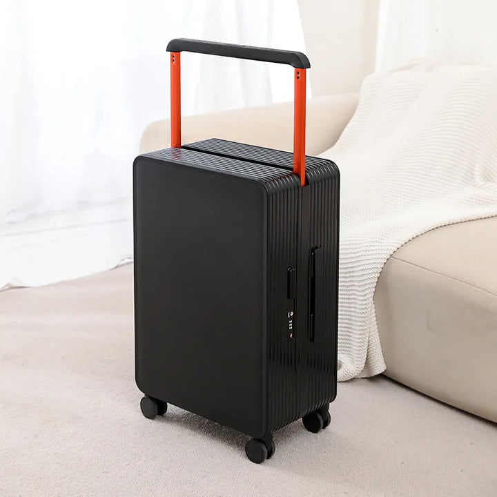 Robust PP hard shell suitcase – Dublin-Black-S (42 L)-State of Style