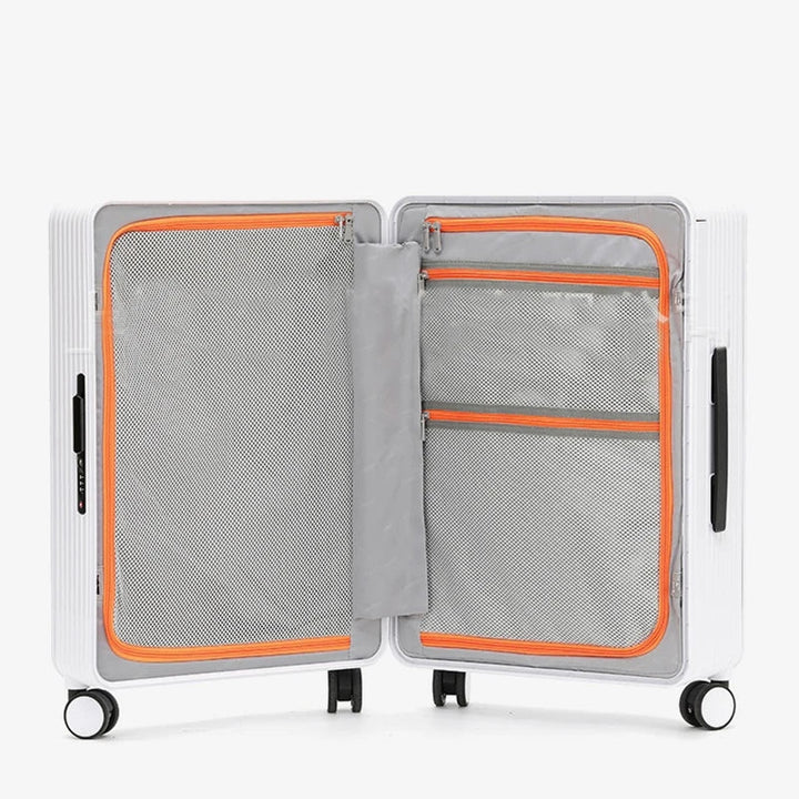 Robust PP hard shell suitcase – Dublin-Black-S (42 L)-State of Style