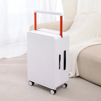 Robust PP hard shell suitcase – Dublin-White-S (42 L)-State of Style