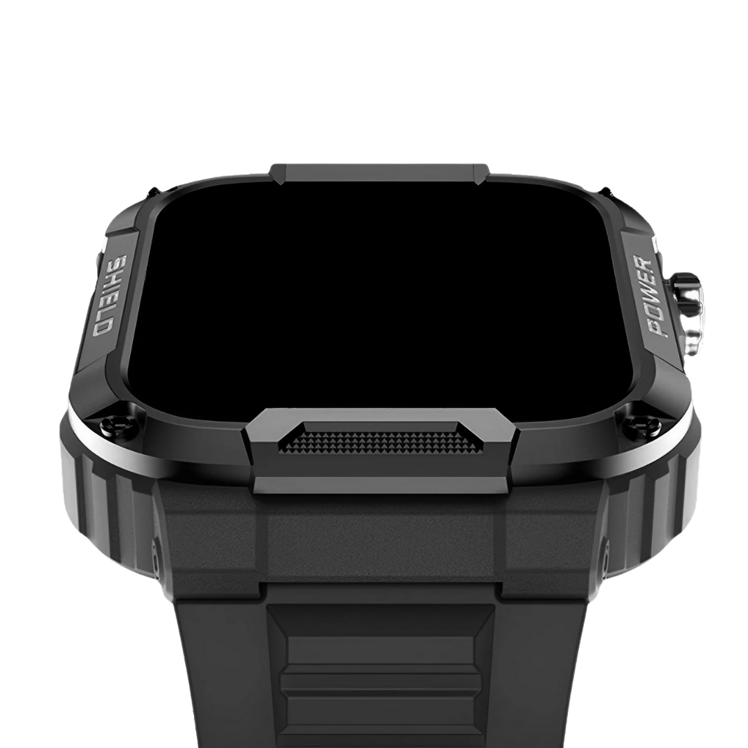 Robust Smartwatch for Men - IronPulse X1-Black-State of Style
