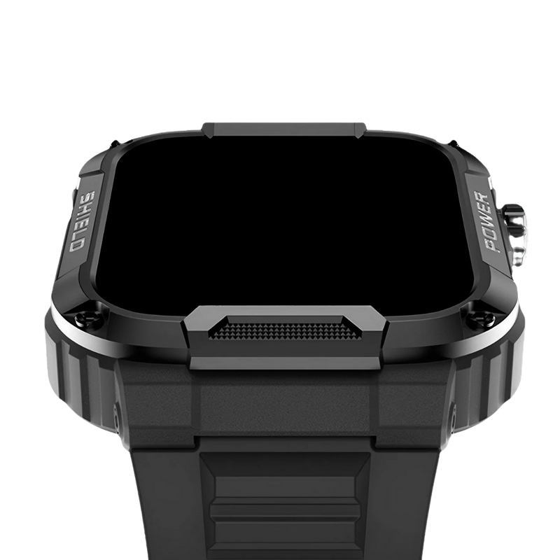 Robust Smartwatch for Men - IronPulse X1-Black-State of Style