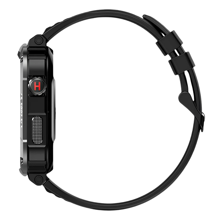 Robust Smartwatch for Men - IronPulse X1-Black-State of Style