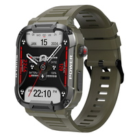 Robust Smartwatch for Men - IronPulse X1-Green-State of Style