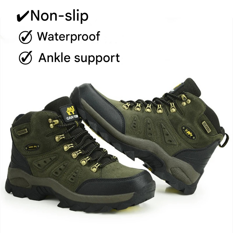 Robust Versatile Walking Shoes - Expedition Trek-Green-3.5-State of Style