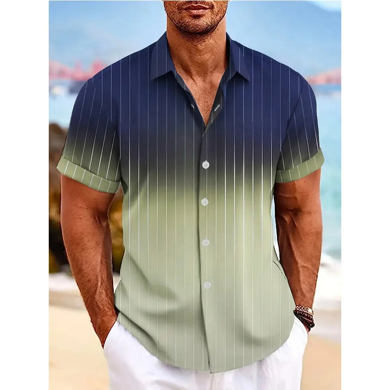 ROCCO - Men's Short-Sleeve Gradient Shirt-ROCCO-5-M-State of Style