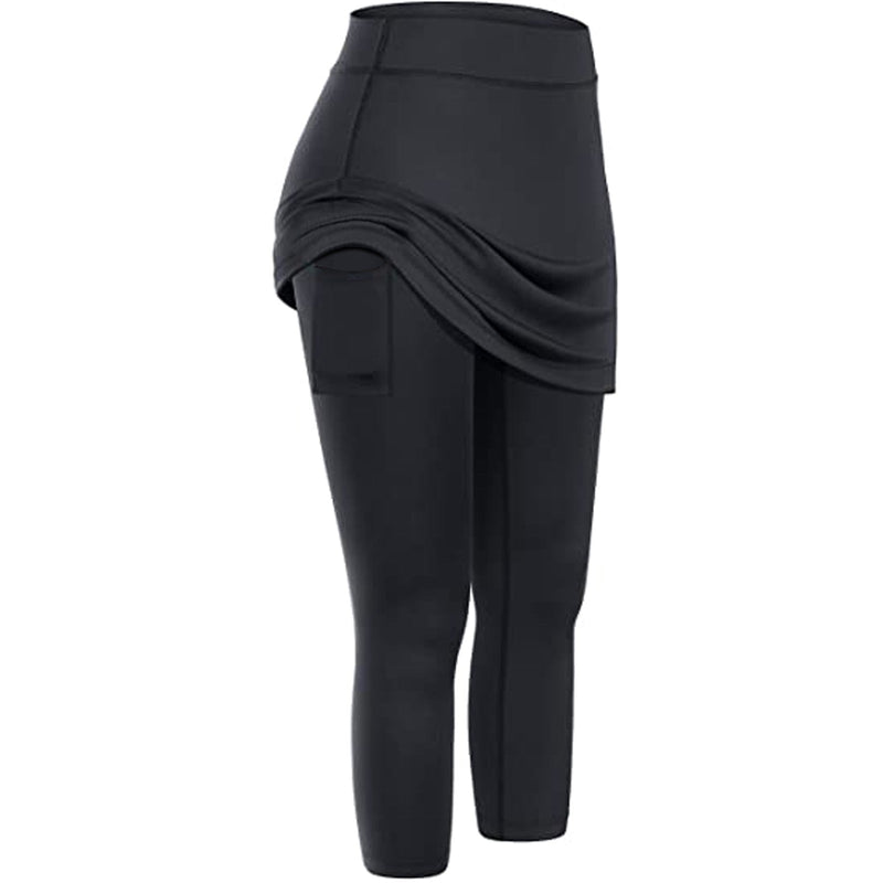 Rock leggings with practical side pockets – Mireille-Black-S-State of Style