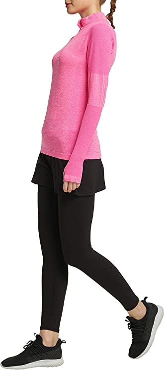 Rock leggings with practical side pockets – Mireille-Wine red-S-State of Style