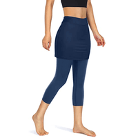 Rock leggings with practical side pockets – Mireille-Wine red-S-State of Style