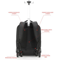 Rolling Laptop Backpack – Helsinki-S (30 L)-State of Style