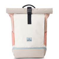Rolltop Backpack – UrbanFlow-Beige Pink-State of Style