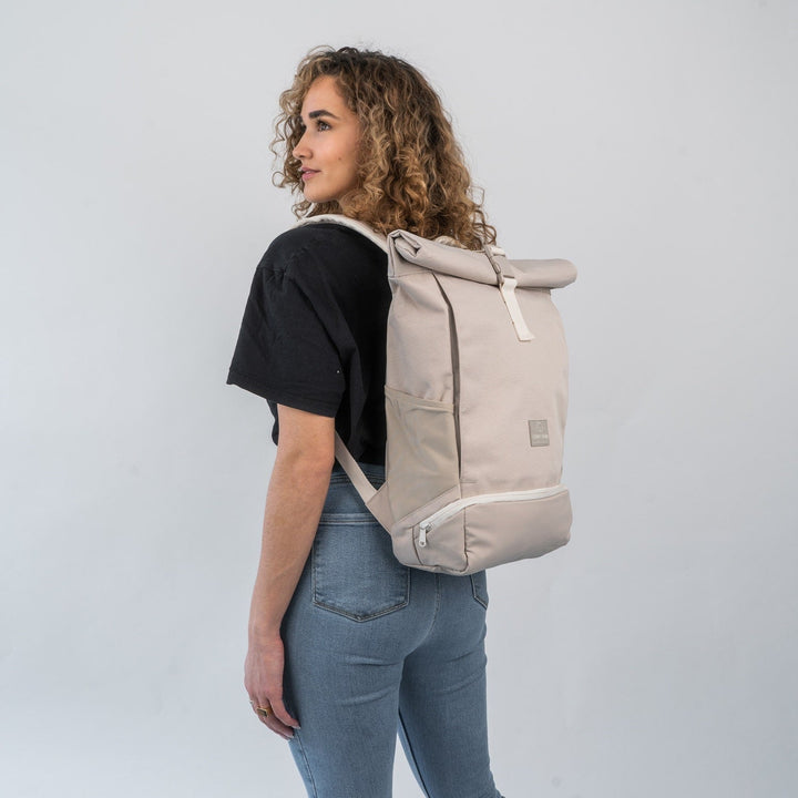 Rolltop Backpack – UrbanFlow-Black-State of Style