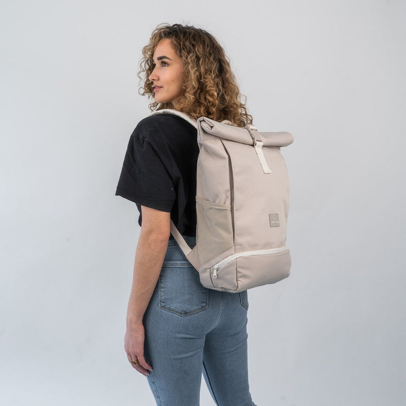 Rolltop Backpack – UrbanFlow-Black-State of Style