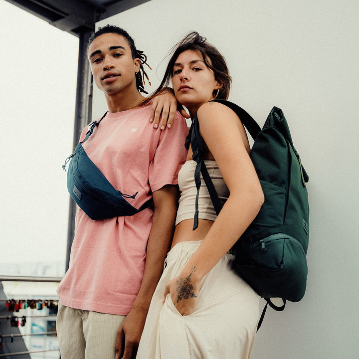 Rolltop Backpack – UrbanFlow-Black-State of Style