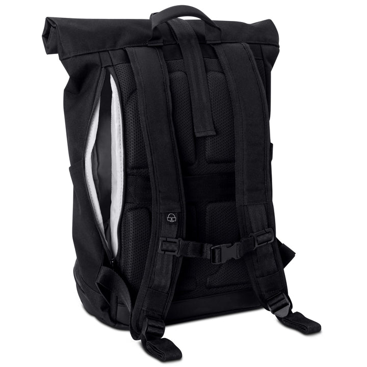 Rolltop Backpack – UrbanFlow-Black-State of Style