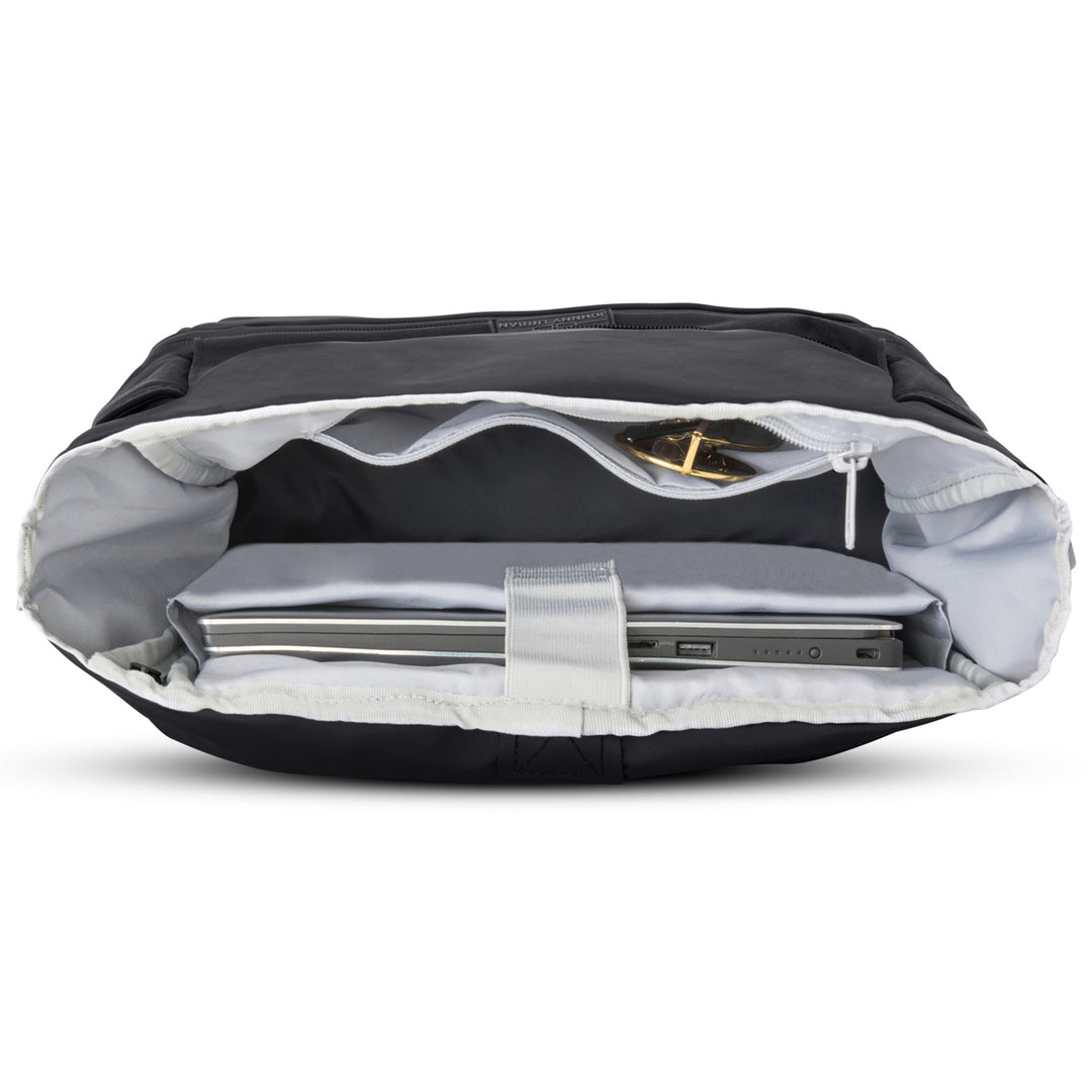 Rolltop Backpack – UrbanFlow-Black-State of Style