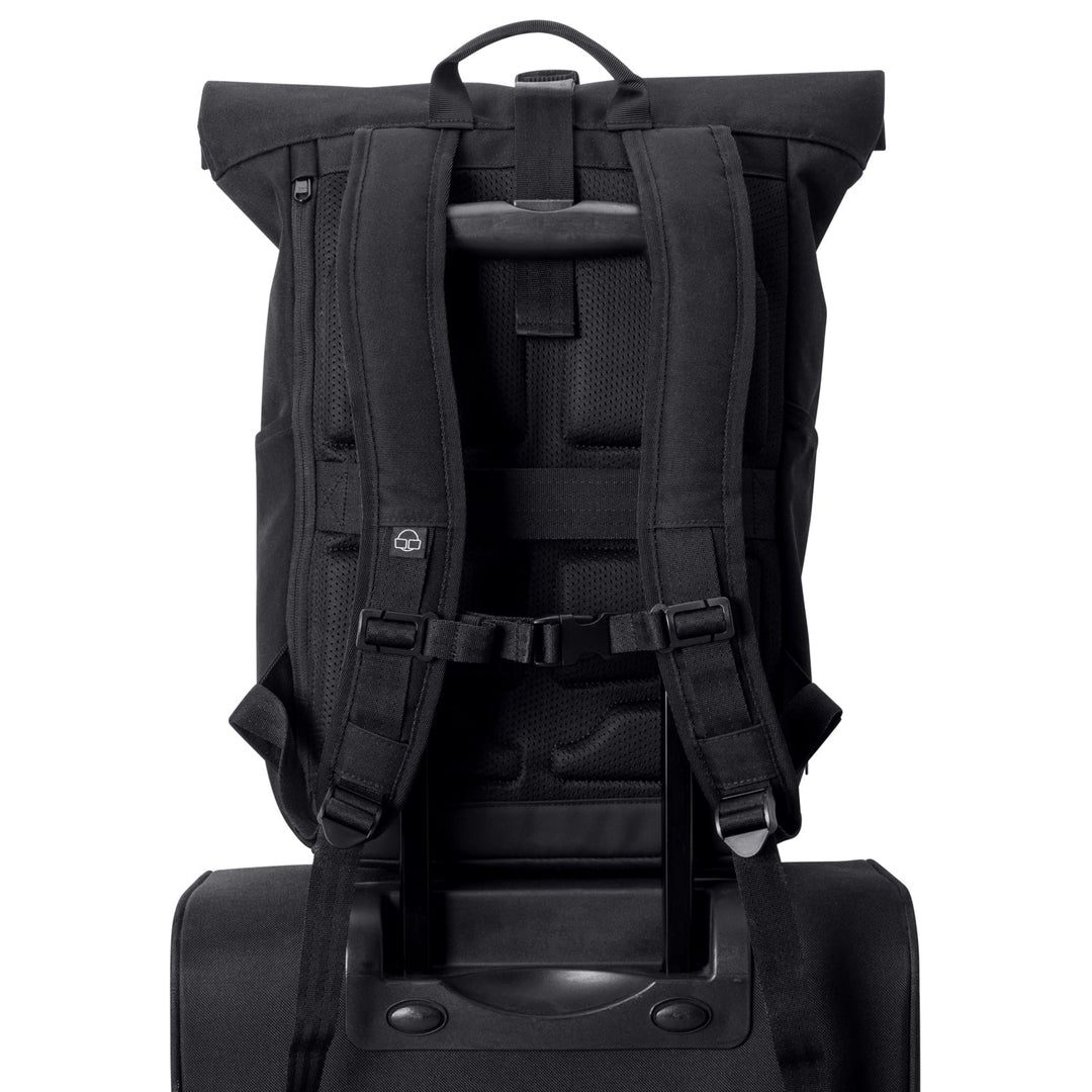 Rolltop Backpack – UrbanFlow-Black-State of Style