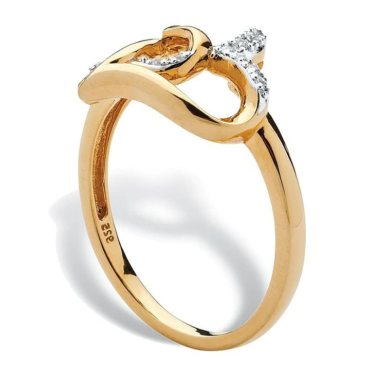Romantic Heart Ring | Elegant Silver Band-Gold-5-State of Style