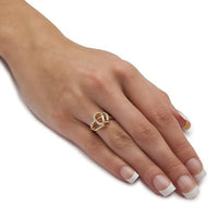 Romantic Heart Ring | Elegant Silver Band-Gold-5-State of Style
