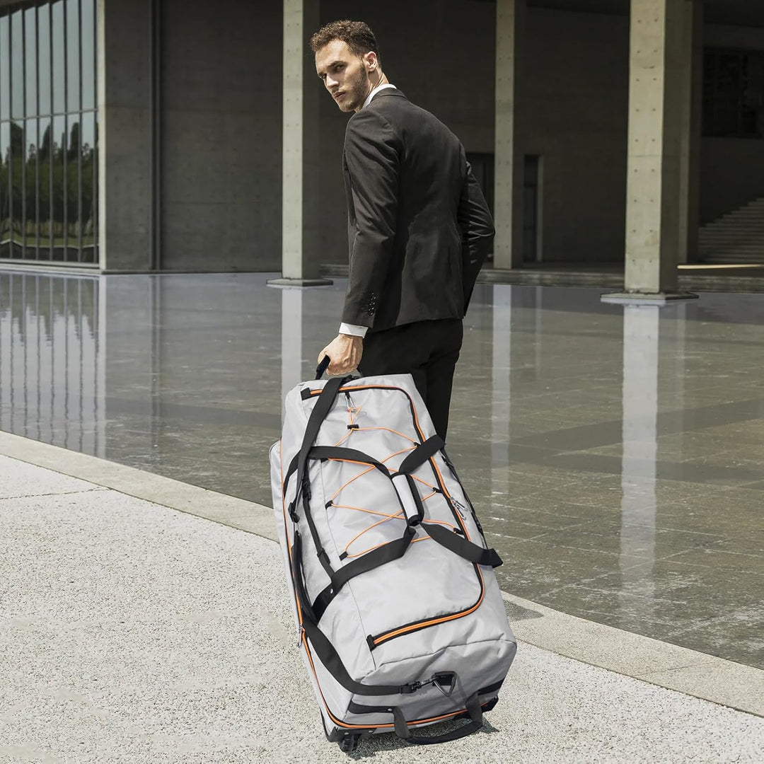Extra Large Expandable Rolling Duffle Bag 110L–140L – Foldable Travel Luggage