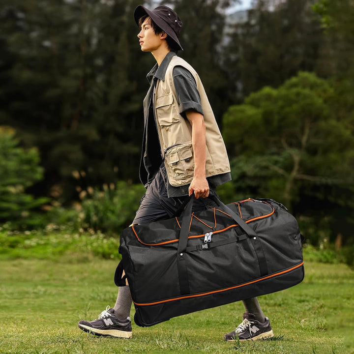 Extra Large Expandable Rolling Duffle Bag 110L–140L – Foldable Travel Luggage