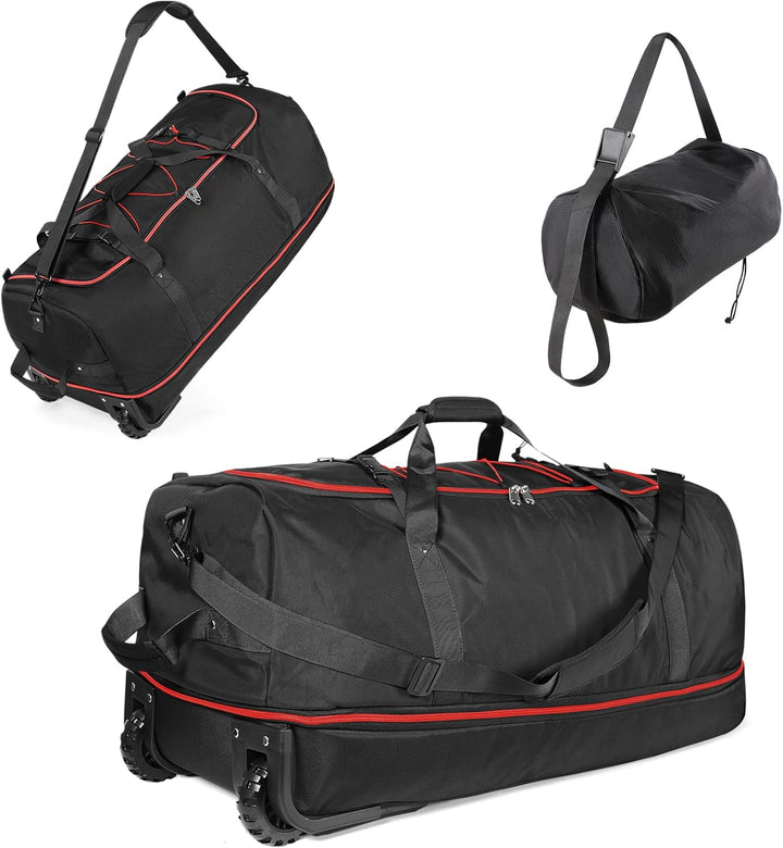 Extra Large Expandable Rolling Duffle Bag 110L–140L – Foldable Travel Luggage