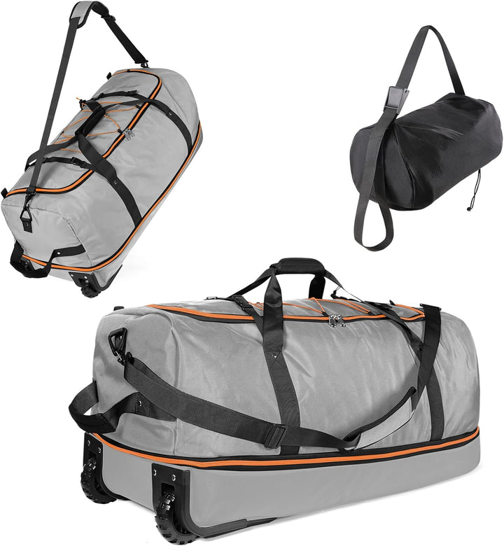 Extra Large Expandable Rolling Duffle Bag 110L–140L – Foldable Travel Luggage